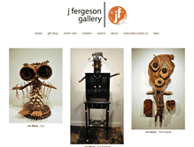 Tablet Screenshot of jfergesongallery.com